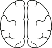 Pictogram of a brain
