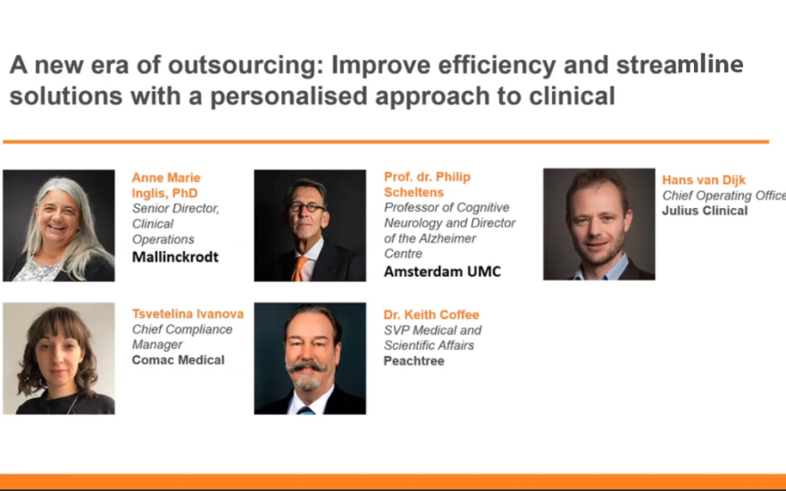 A new area of outsourcing: Improve efficiency and streamline trail solutions with a personalized approach to clinical trial solution