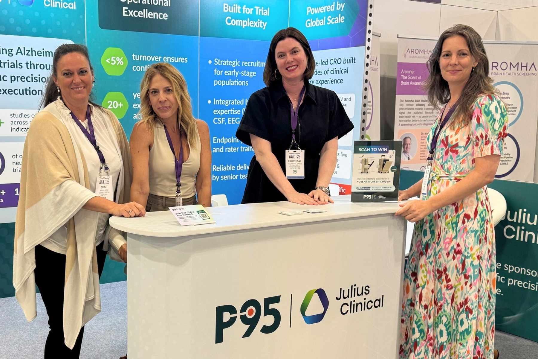 P95 Julius Clinical team at AAIC 2026